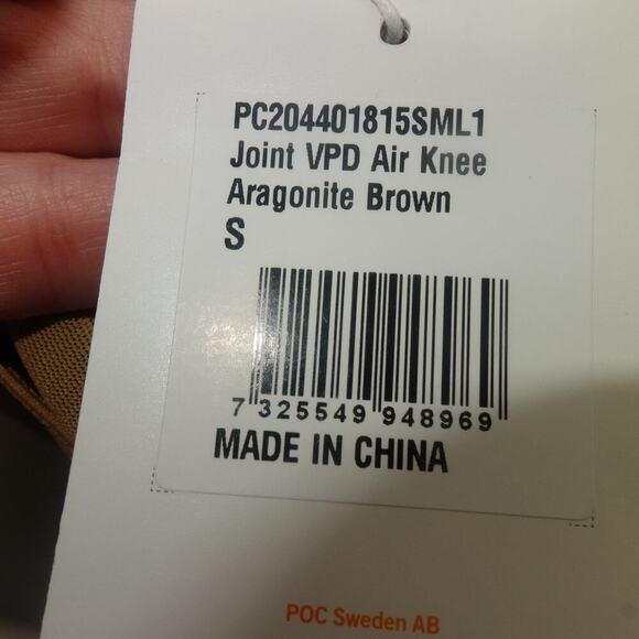 NEW POC Joint Vpd Air Knee Guards Aragonite Brown Size Small - Picture 4 of 6